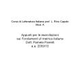 Corso di Letteratura Italiana prof. L. Rino Caputo Mod. A PowerPoint PPT Presentation