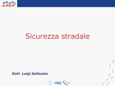 Sicurezza stradale