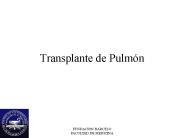 Transplante de Pulm