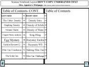 Science Notebook Layout DON