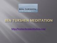 Ben Turshen Meditation Classes NYC