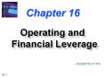 Operating and Financial Leverage PowerPoint PPT Presentation