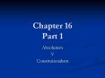 Chapter 16 Part 1 PowerPoint PPT Presentation