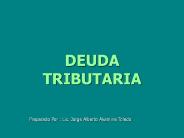DEUDA TRIBUTARIA