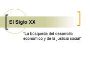El Siglo XX