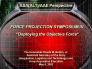 ASA(ALT)/AAE Perspective