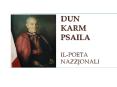 DUN KARM PSAILA il-poeta Nazzjonali PowerPoint PPT Presentation