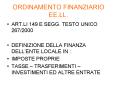 ORDINAMENTO FINANZIARIO EE.LL. PowerPoint PPT Presentation