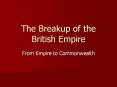 From Empire to Commonwealth PowerPoint PPT Presentation