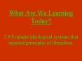 What Are We Learning Today? PowerPoint PPT Presentation