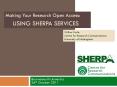 Using SHERPA SERVICES PowerPoint PPT Presentation