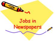 Jobs in Newspapers