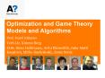 Optimization and Game Theory Models and Algorithms PowerPoint PPT Presentation
