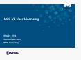 UCC V2 User Licensing PowerPoint PPT Presentation