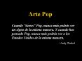 Arte Pop PowerPoint PPT Presentation