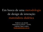 Em busca de uma metodologia de design de intera