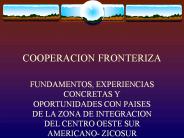 COOPERACION FRONTERIZA