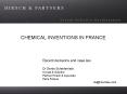 CHEMICAL INVENTIONS IN FRANCE PowerPoint PPT Presentation