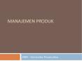 Manajemen Produk PowerPoint PPT Presentation