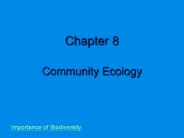 Community Ecology