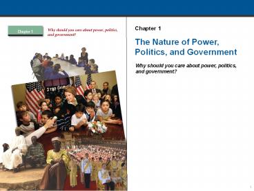 The Nature of Power, Politics, and Government