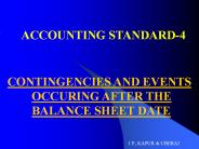 ACCOUNTING STANDARD-4