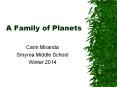 A Family of Planets PowerPoint PPT Presentation