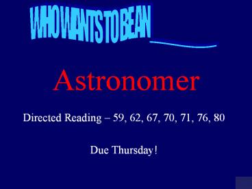 Astronomer