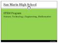 San Marin High School PowerPoint PPT Presentation