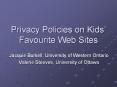 Privacy Policies on Kids PowerPoint PPT Presentation