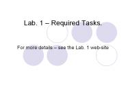 Lab. 1 