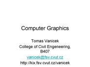 Computer Graphics