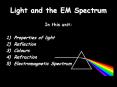 Light and the EM Spectrum PowerPoint PPT Presentation