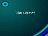 What is Energy?