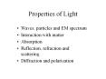 Properties%20of%20Light PowerPoint PPT Presentation