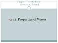 Chapter Twenty-Four: Waves and Sound PowerPoint PPT Presentation