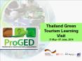 Thailand Green Tourism Learning Visit PowerPoint PPT Presentation