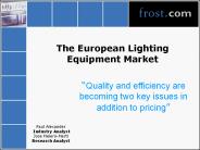 The European Lighting Equipment Market