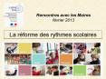 Rencontres avec les Maires f PowerPoint PPT Presentation
