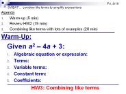 SWBAT