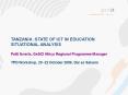 TANZANIA :STATE OF ICT IN EDUCATION SITUATIONAL ANALYSIS  Patti Swarts, GeSCI Africa Regional Programme Manager TPD Workshop, 20 -22 October 2009, Dar es Salaam PowerPoint PPT Presentation
