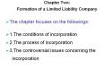 Chapter Two: Formation of a Limited Liability Company PowerPoint PPT Presentation