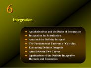 Antiderivatives and the Rules of Integration