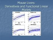 Mouse Livers: Derivatives and Functional Linear Models