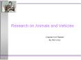 Research on Animals and Vehicles  Chapter 8 of Raibert By Rick Cory PowerPoint PPT Presentation