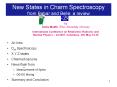 New States in Charm Spectroscopy from Babar and Belle: a review PowerPoint PPT Presentation