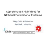 Approximation%20Algorithms%20for%20NP-hard%20Combinatorial%20Problems