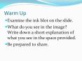 Warm Up PowerPoint PPT Presentation