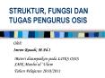 STRUKTUR, FUNGSI DAN TUGAS PENGURUS OSIS PowerPoint PPT Presentation