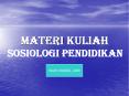 MATERI KULIAH PowerPoint PPT Presentation